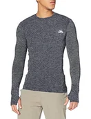 Koszulki męskie - Trespass męski Tp75 Timo długi rękaw aktywny top Black Marl M MATOLSM20001_BKMM - miniaturka - grafika 1