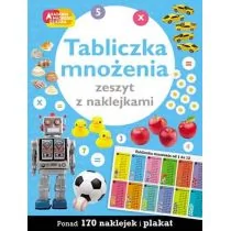 Tabliczka mnożenia. Zeszyt z naklejkami. Akademia mądrego dziecka. Już to potrafię! - Książki edukacyjne - miniaturka - grafika 1