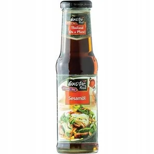 Olej sezamowy 250ml - Exotic Food piękny zapach ciemny aromatyczny - Zdrowa żywność - miniaturka - grafika 1