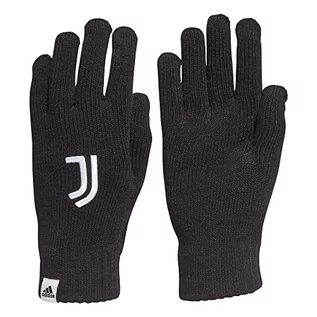 Rękawiczki - adidas Rękawiczki unisex JUVE, czarne/białe, M, czarny/biały, M - grafika 1