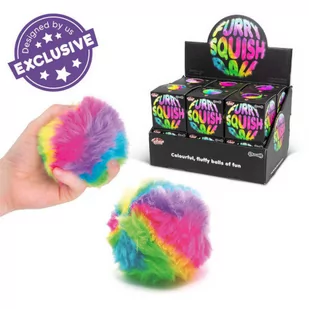 Tobar, Piłeczka antystresowa Scrunchems Furry Squish Ball - Zabawki sensoryczne - miniaturka - grafika 1