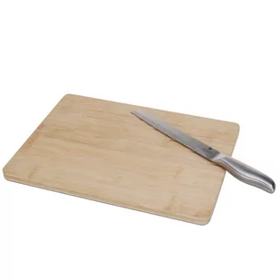 EH Excellent Houseware Bambusowa deska do krojenia kuchenna prostokątna B01N3L6N73 - Deski do krojenia - miniaturka - grafika 1