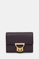 Portfele - Calvin Klein portfel damski kolor fioletowy LV04F1083G - miniaturka - grafika 1