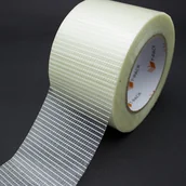 Taśmy klejące - Taśma Pakowa 75mm/50mb Folia PP Zbrojona Włók. Szkl. Wzmacniana - miniaturka - grafika 1