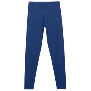 Damskie legginsy 4F Tights Cas F195 Rozmiar: S / Kolor: niebieski - Spodnie sportowe damskie - miniaturka - grafika 1