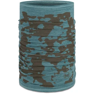 Chusta wielofunkcyjna z wełny merynosów Buff Merino Lightweight Prints Usty Multi - Czapki i chusty sportowe damskie - miniaturka - grafika 1