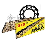 Części motocyklowe - Zestaw łańcuchów DID stal 525VX3 / 108 bez końca do Honda CBR F 600 ccm rok prod. 1997-1998 - miniaturka - grafika 1