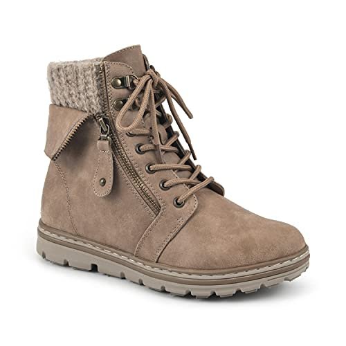 CLIFFS BY WHITE MOUNTAIN Damskie botki Kaylee, Sweter z naturalnej tkaniny - 39 EU