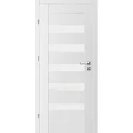 Drzwi wewnętrzne - Skrzydło drzwiowe 80L 5/5 biały bergamo 10 lewe - miniaturka - grafika 1