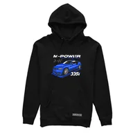 Odzież do sportów motorowych - Czarna bluza z kapturem BMW E90 M3-XXL - miniaturka - grafika 1