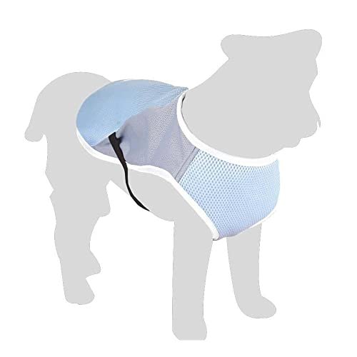 Flamingo Pet Products - Odświeżający płaszcz Frozen Grey. Długość 40 cm. ø 50-64 cm. dla psów.