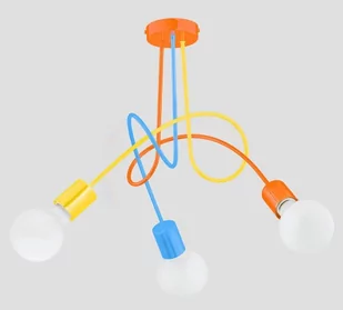 Alfa Lampa wisząca Tango multikolor 3 x E27 - Lampy sufitowe - miniaturka - grafika 1