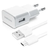 Ładowarki do telefonów - Ładowarka sieciowa SAMSUNG Oryginalna EP-TA50EWE 7.75W + Kabel USB-C 1,5m - miniaturka - grafika 1
