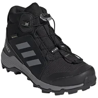 Buty dla chłopców - Buty dziecięce Adidas Terrex Mid Gtx K Rozmiar butów (UE): 36 2/3 / Kolor: czarny/szary - miniaturka - grafika 1