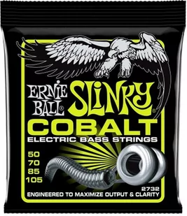 Ernie Ball Cobalt Slinky Electric Bass Guitar Strings 2732 - Struny gitarowe  - miniaturka - grafika 1