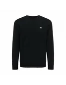 Bluzy męskie - felpa uomo lee 112121791 patch crew black - miniaturka - grafika 1