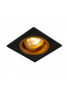 Zuma Line ZumaLine Lampa wpust CHUCK DL SQUARE black/gold by 92706 - Lampy sufitowe - miniaturka - grafika 2