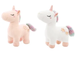 MASKOTKA  JEDNOROŻEC Pluszowy Konik UNICORN Przytulanka Koń PLUSZAK 30 cm MIX - Maskotki i pluszaki - miniaturka - grafika 1