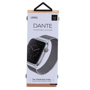 UNIQ pasek Dante Apple Watch Series 4/5/6/7/SE 40/41mm. Stainless Steel srebrny/sterling silver - Akcesoria do smartwatchy - miniaturka - grafika 6