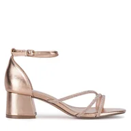 Sandały damskie - Sandały Jenny Fairy LS5664-13 Złoty - miniaturka - grafika 1