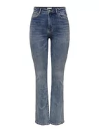 Spodnie damskie - ONLY Damskie spodnie jeansowe ONLMILA HW Flared DNM BJ13994 NOOS ze stretchem, Medium Blue Denim, 32/30, Medium Blue Denim, 32W / 30L - miniaturka - grafika 1