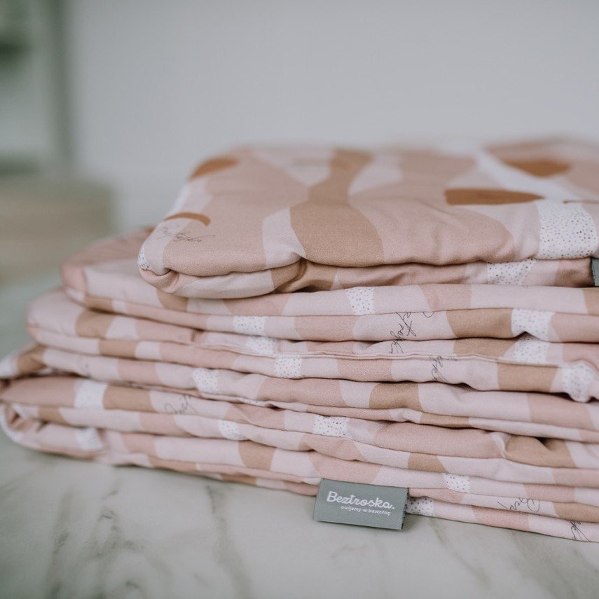 Beztroska Pościel z wypełnieniem do gondoli „Polskie zwierzęta” 70x80 cm + 30x23 cm