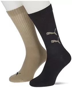 PUMA Graphic Logo Crew Sock Skarpetki załogi Mężczyźni, Clay Combo, 43 EU - Skarpetki męskie - miniaturka - grafika 1