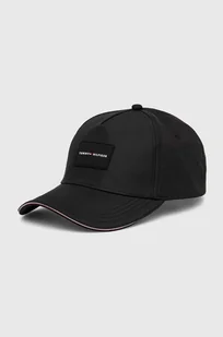 Tommy Hilfiger czapka z daszkiem kolor czarny z aplikacją AM0AM12545 - Czapki męskie - miniaturka - grafika 1