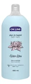 Kosmetyki do kąpieli - On Line PŁYN DO KĄPIELI 980ML WATER LOTUS - miniaturka - grafika 1