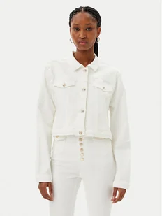 MET Kurtka jeansowa M10 175GC Biały Regular Fit - Kurtki damskie - miniaturka - grafika 1