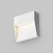 Lampy ogrodowe - Schodowa lampa ścienna Mane O047SL-L3W3K Maytoni LED 3W 3000K IP54 tarasowa biała - miniaturka - grafika 1