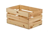Skrzynie ogrodowe - Skrzynka JUNCUS sosna naturalna, 46x31x25, drewno sosnowe - miniaturka - grafika 1