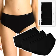 Majtki damskie - Majtki damskie bawełniane 3 PARY figi klasyczne ATLANTIC 3BLP-603 - S - miniaturka - grafika 1