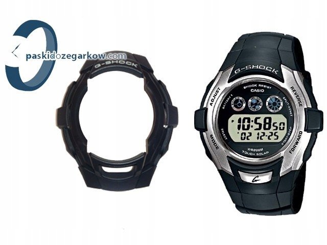 Bezel Casio G-7301 G-7300 szary grafitowy gumowy
