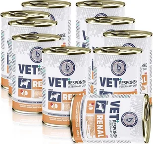 Vet Response Karma weterynaryjna mokra dla psa VET RESPONSE RENAL 10x400 g - Mokra karma dla psów - miniaturka - grafika 1