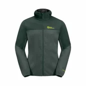 Kurtki męskie - Męska kurtka softshellowa Jack Wolfskin FELDBERG HOODY M slate green - S - miniaturka - grafika 1