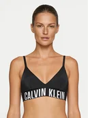 Stroje kąpielowe - Calvin Klein Swimwear Góra od bikini LV00Q61163 Czarny - miniaturka - grafika 1