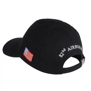FOSTEX - Czapka z daszkiem 82nd Airborne - Czarna - Czapki męskie - miniaturka - grafika 2
