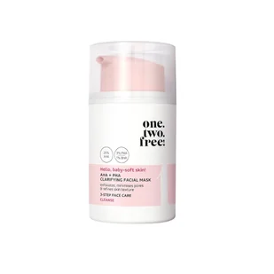one.two.free! Krok 1. Oczyszczanie AHA + PHA Clarifying Facial Mask 50.0 ml - Maseczki do twarzy - miniaturka - grafika 1