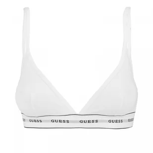 Biustonosz basic Guess Carrie Triangle - biały - GUESS - Bielizna sportowa damska - miniaturka - grafika 1