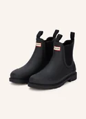 Kalosze damskie - Hunter Chelsea Boots schwarz - miniaturka - grafika 1