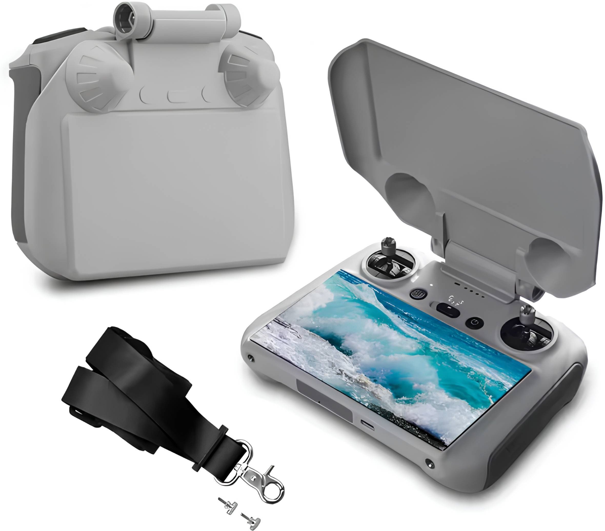 OSŁONA OCHRONNA PRZECIWSŁONECZNA NA EKRAN KONTROLER DO DJI MINI 3 / MINI 3 PRO / MAVIC 3 + SMYCZ