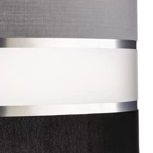 Lampa wisząca Helen szaro-czarno-srebrna, Ø 40cm - Lampy sufitowe - miniaturka - grafika 4