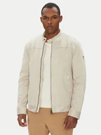 Kurtki męskie - Guess Kurtka przejściowa M5YL02 W0252 Beżowy Regular Fit - miniaturka - grafika 1