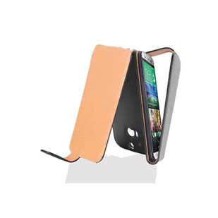 Cadorabo HTC One M8 (2. generacji) etui z klapką firmy cadorabo  pokrowiec etui ze sztucznej skóry do HTC one M8 (2. generacji) Case Cover pokrowiec ochronny na telefon komórkowy etui kieszeń, oksydowany czarn DE-101590 - Etui i futerały do telefonów - miniaturka - grafika 1