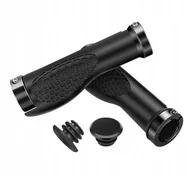 Akcesoria rowerowe - Skręcane Chwyty Rowerowe Ergonomiczne Gripy Czarne - miniaturka - grafika 1