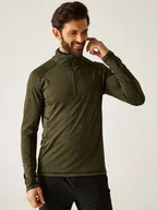 Odzież trekkingowa męska - Regatta Bluza polarowa "Yonder II" w kolorze khaki - miniaturka - grafika 1