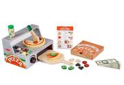 Zabawki AGD - Drewniany Piec do pieczenia Pizzy + dodatki Pizza - miniaturka - grafika 1