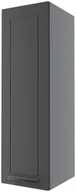 Meble kuchenne - Bergamo Szafka Wisząca Wysoka W4/30 Grafit Mat - miniaturka - grafika 1
