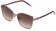 Okulary przeciwsłoneczne - Furla Okulary damskie, Shiny Red Gold, 58 - miniaturka - grafika 1